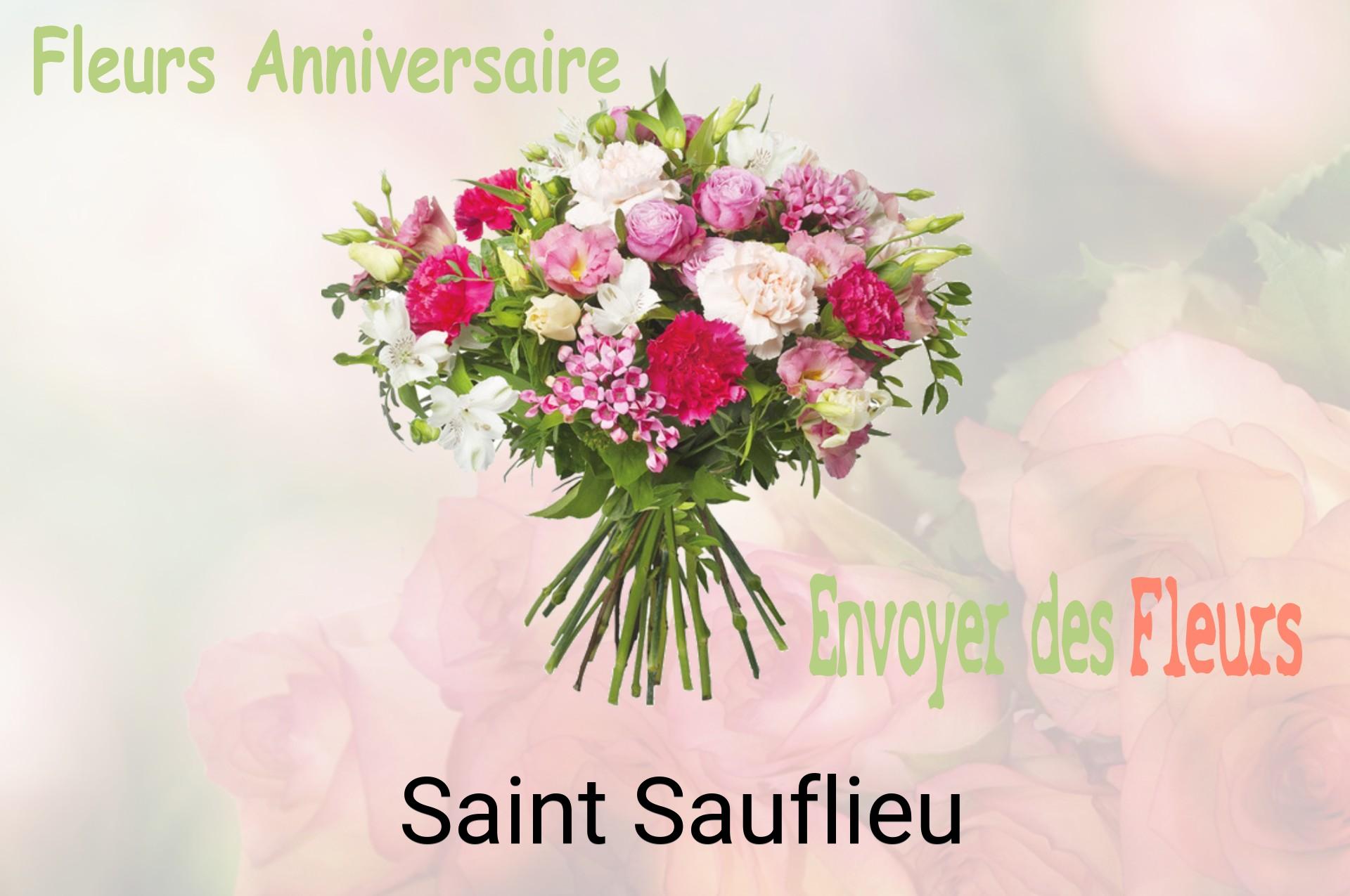 Bouquet de fleurs d’anniversaire livré à Saint-Sauflieu